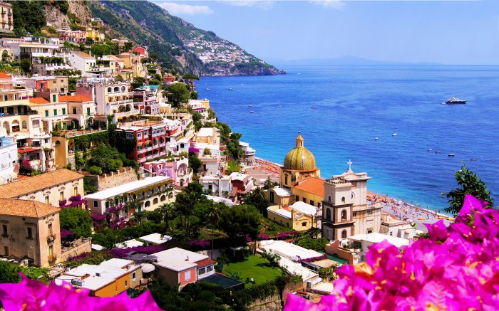 Amalfi coast beach italy panorama beautiful seaside very traveldigg via